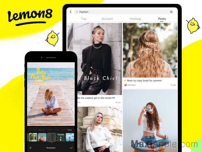 Lemon8, le réseau sociale de TikTok qui essaye de concurrencer Instagram - Fraischeur