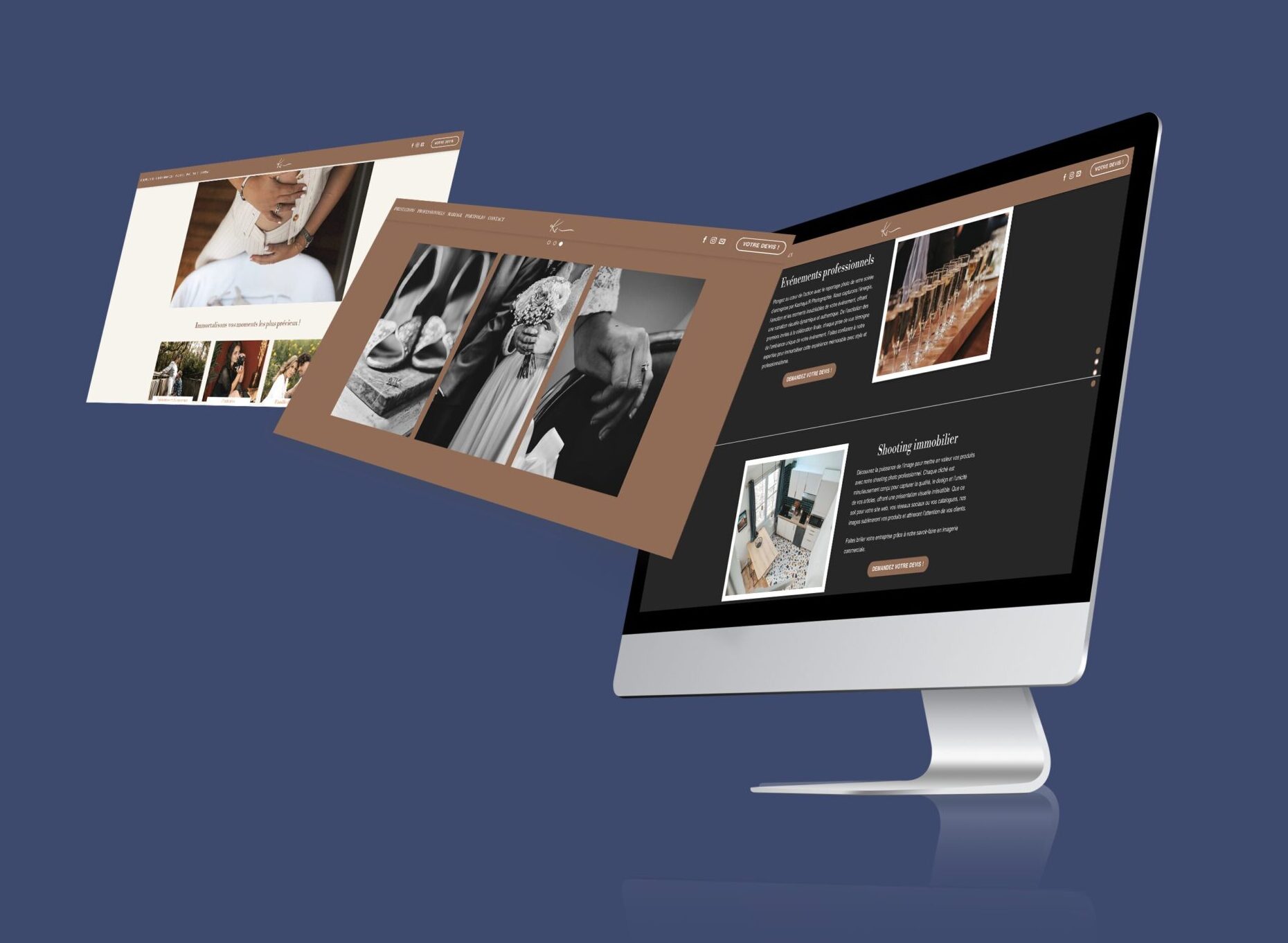 Kashaya, une photographe d’exception ! - Un site internet représentatif des valeurs de Kashaya R Photographie - Fraischeur