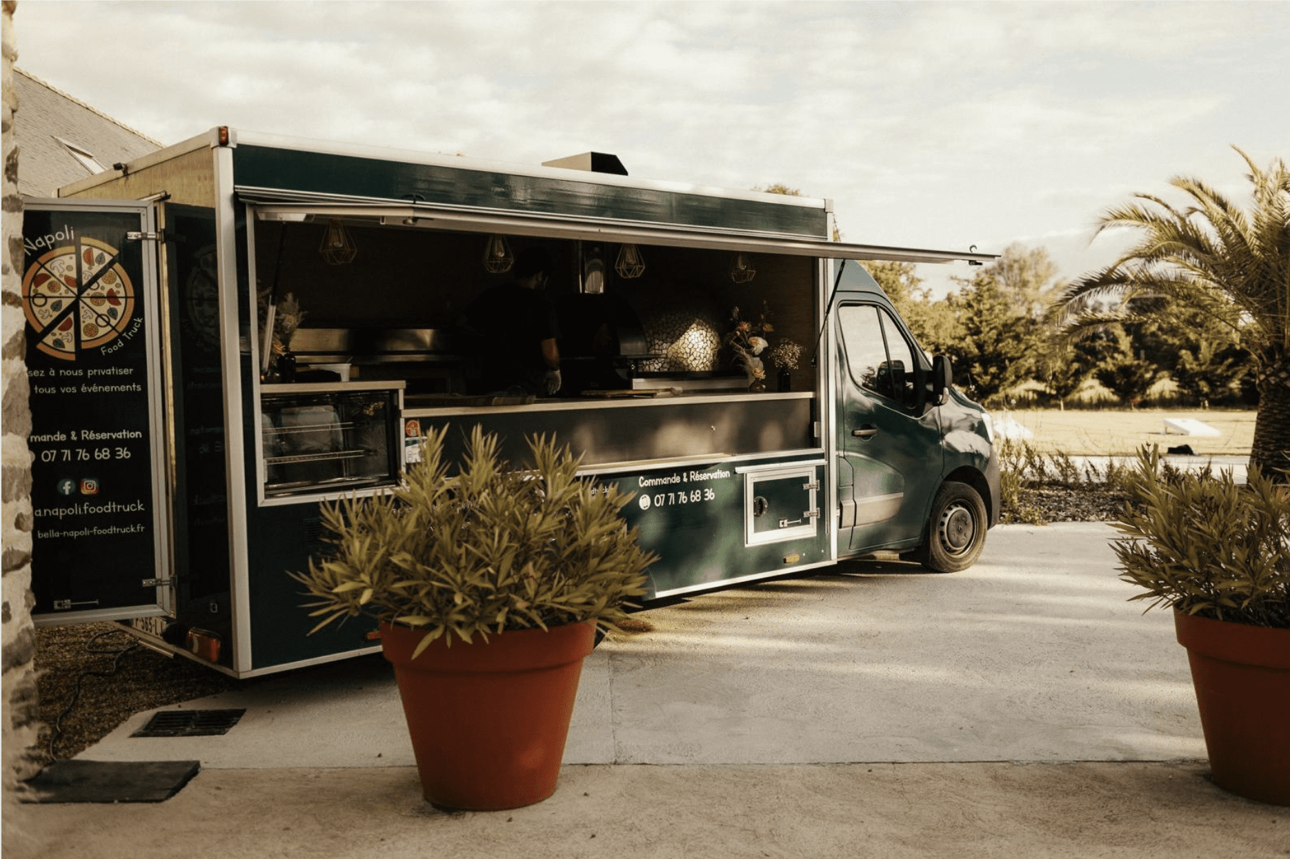 Projet Bella Napoli - Food truck Angers - flyer menu - Fraischeur