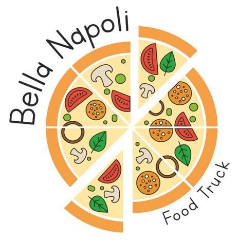 Projet Bella Napoli - Food truck Angers - flyer menu - Fraischeur