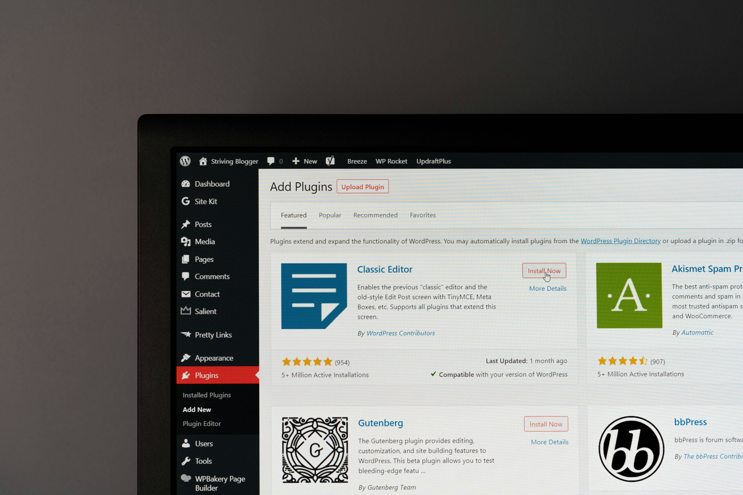 Une interface intuitive et personnalisable - Pourquoi choisir WordPress pour son site web ? - Fraischeur