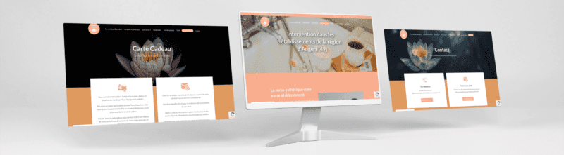 Site internet de Parenthèse Bien-Être - Portfolio - Fraischeur