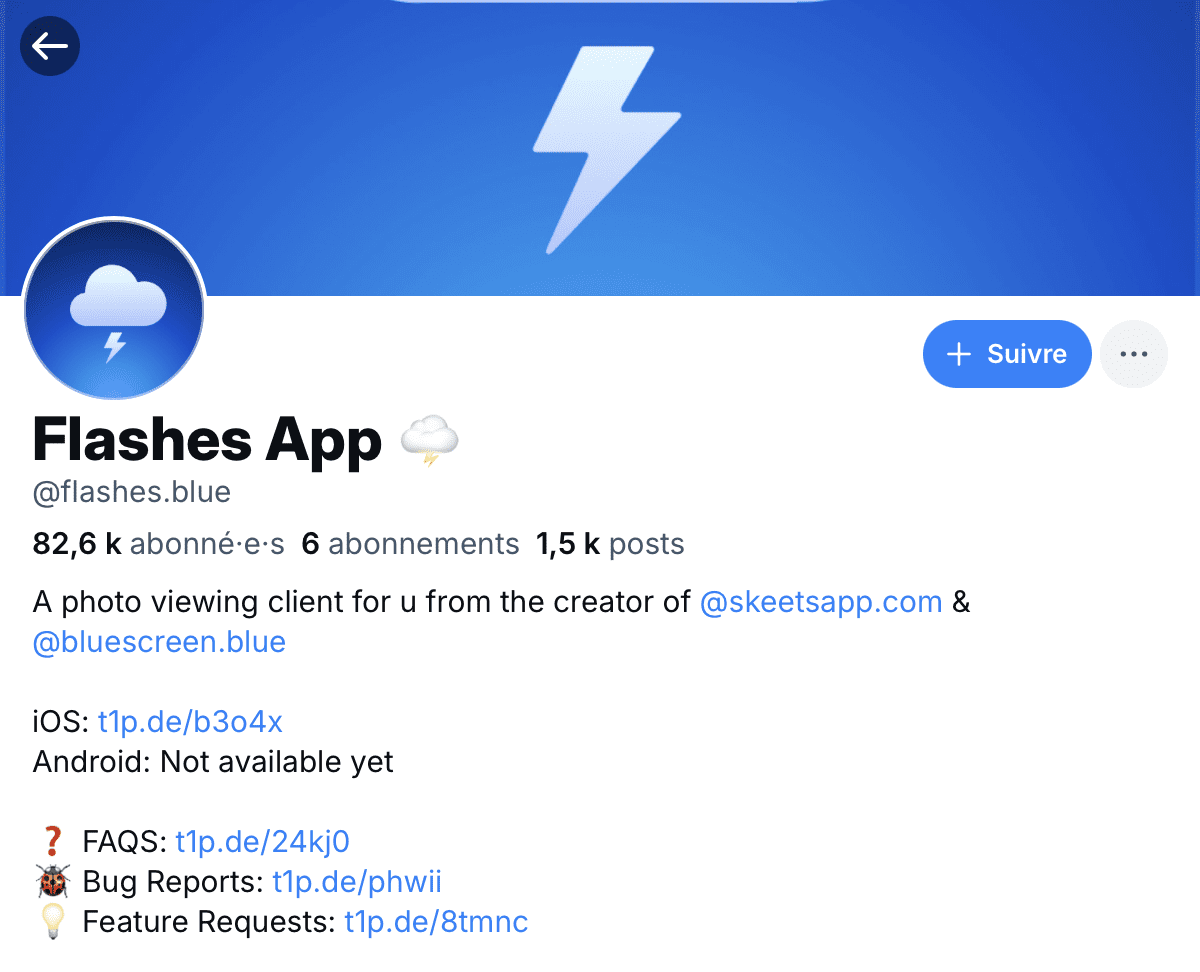 L'expertise Fraischeur - Flashes de Bluesky, une alternative à Instagram sans pub et sans algorithme - Fraischeur - Angers