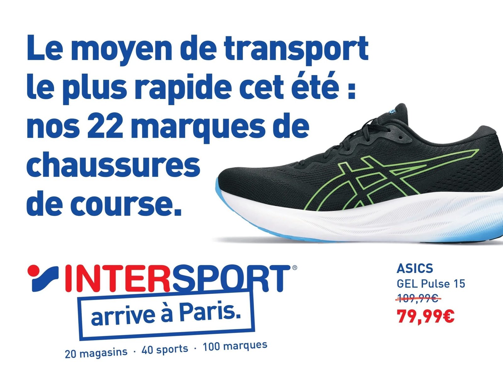 La publicité aux JO 2024 - L’humour taquin d’Intersport, à l’égard des Parisiens - Fraischeur