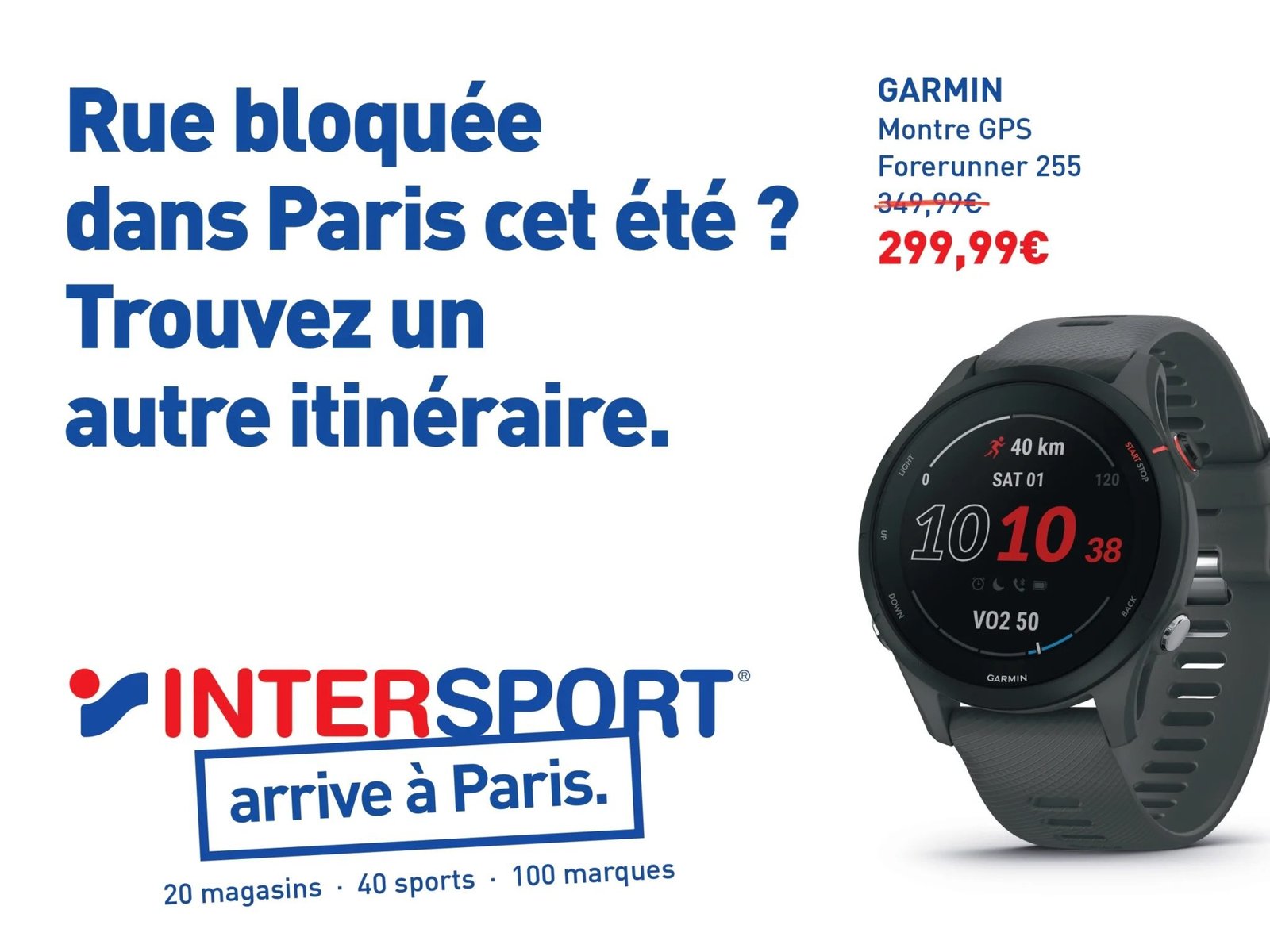 La publicité aux JO 2024 - L’humour taquin d’Intersport, à l’égard des Parisiens - Fraischeur