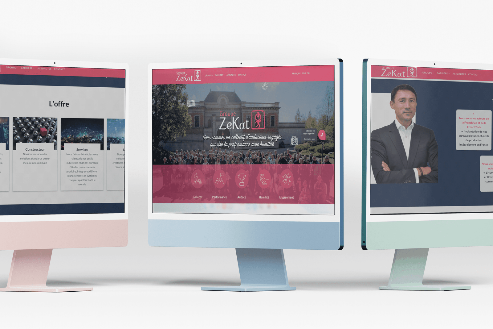 Site internet - Agence Fraischeur - Angers - Pays de la Loire