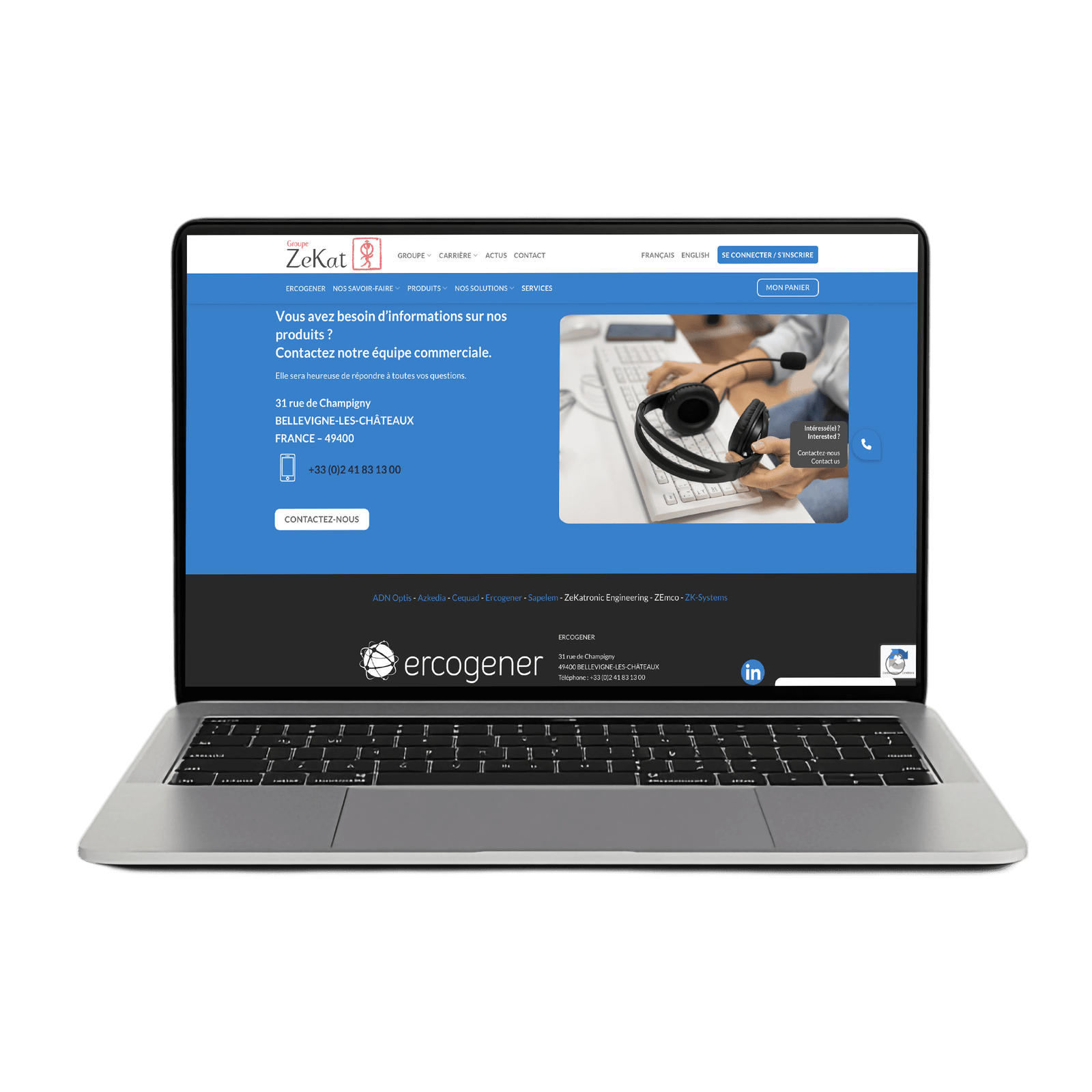 Ercogener - portfolio - Agence Fraischeur - Angers - Pays de la Loire